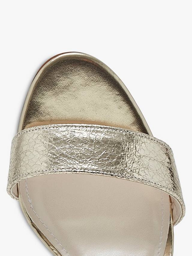 Rainbow Club 'Talia' Crackled Metallic Gold Block Heels