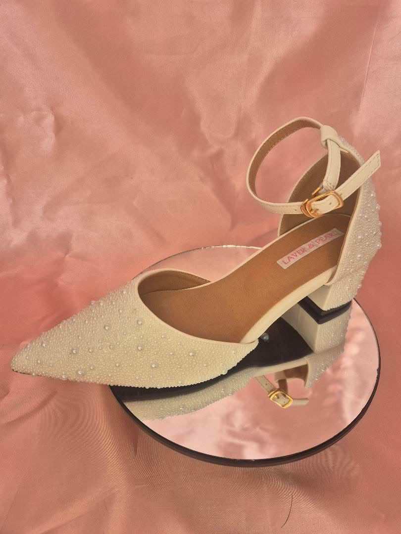 The ‘Loz’ Wedding Shoes by Laver & Pearl