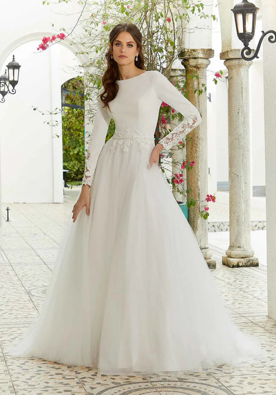 UK 10/12 Greta by Morilee wedding dress