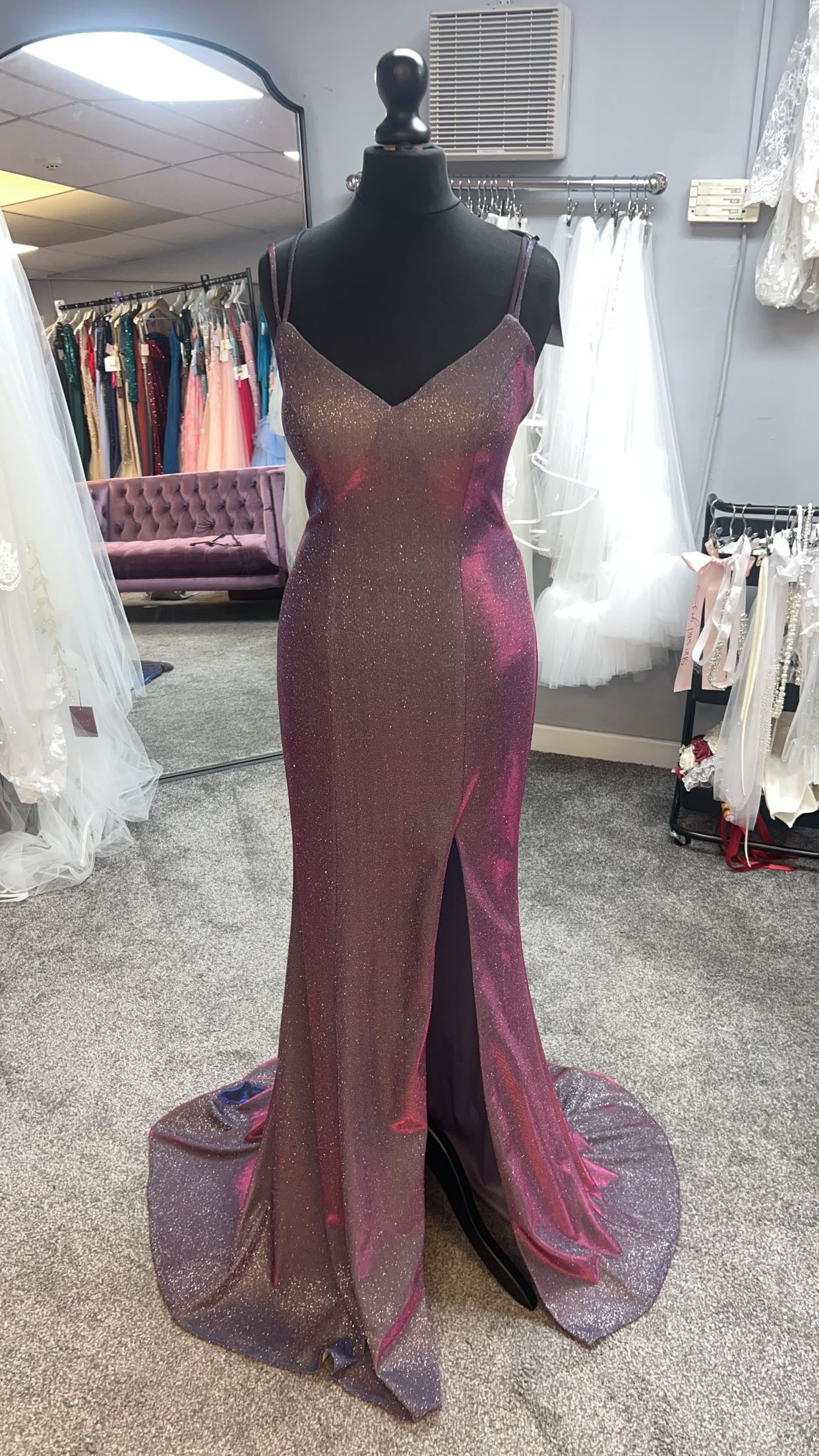 Purple Prom Dress by Angel Forever
