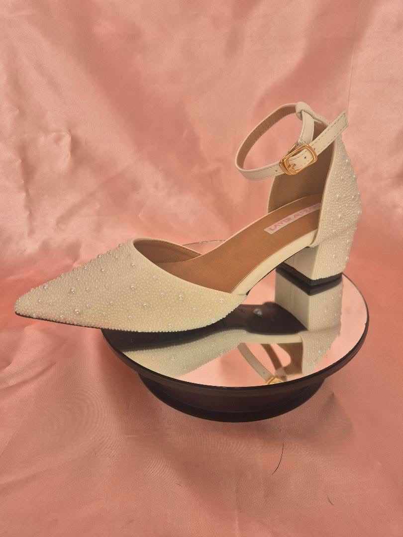 The ‘Loz’ Wedding Shoes by Laver & Pearl