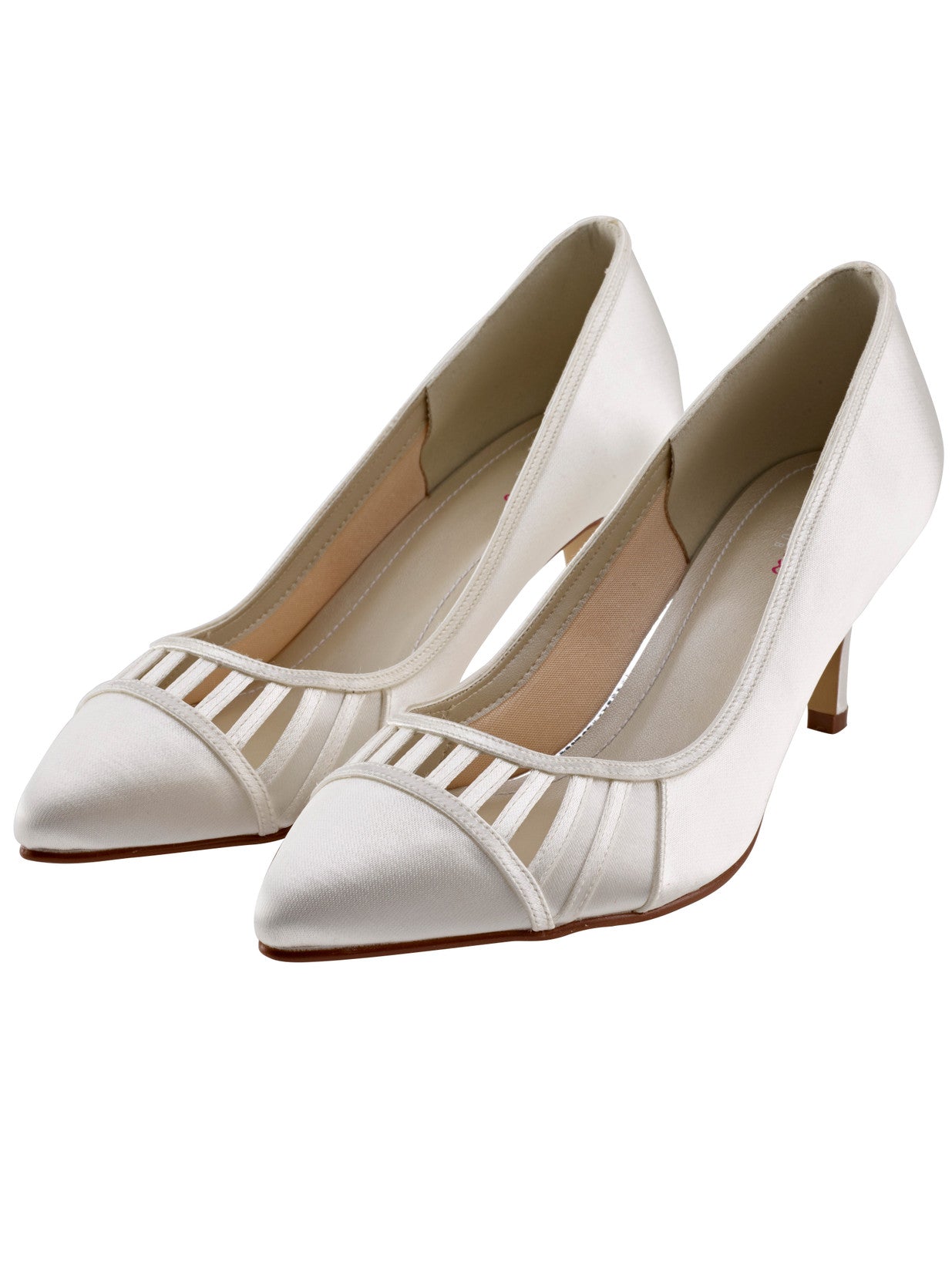 Rainbow Club 'Danni' Ivory Satin heels