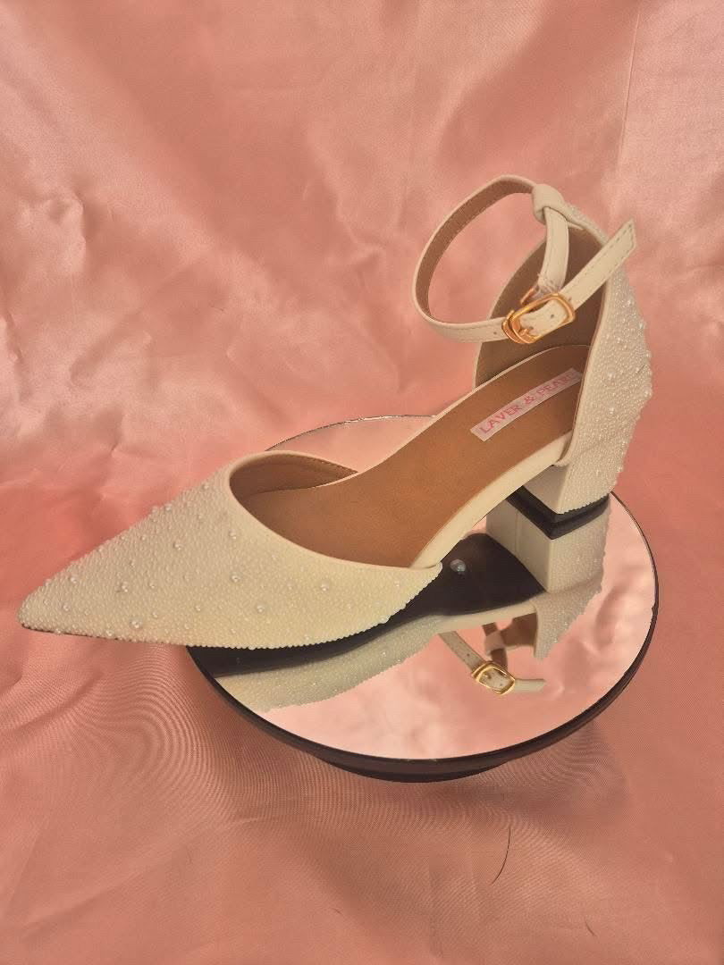 The ‘Loz’ Wedding Shoes by Laver & Pearl