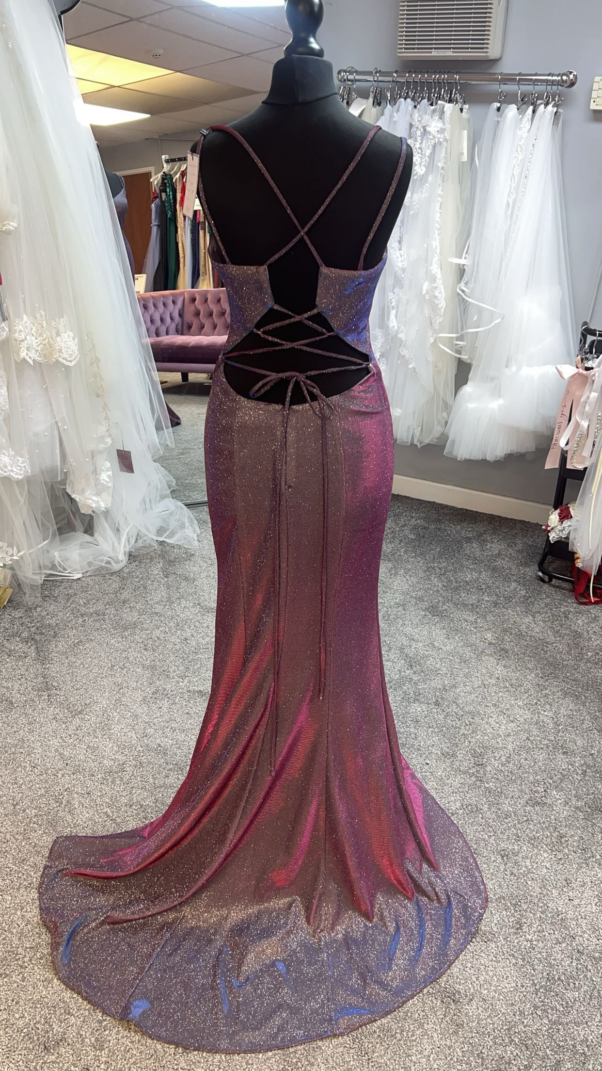 Purple Prom Dress by Angel Forever