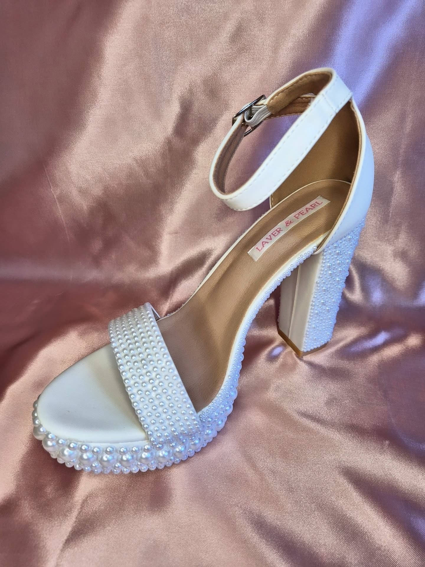 The ‘Ria’ Wedding Shoes by Laver & Pearl