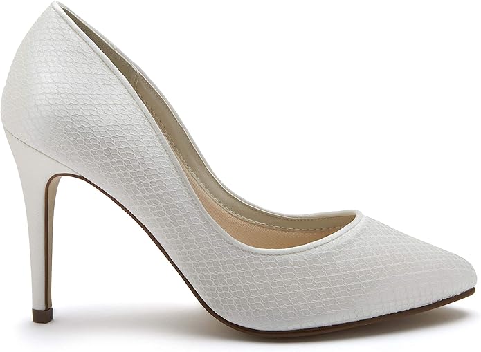 Rainbow Club 'Cassidi' Ivory Satin Heels