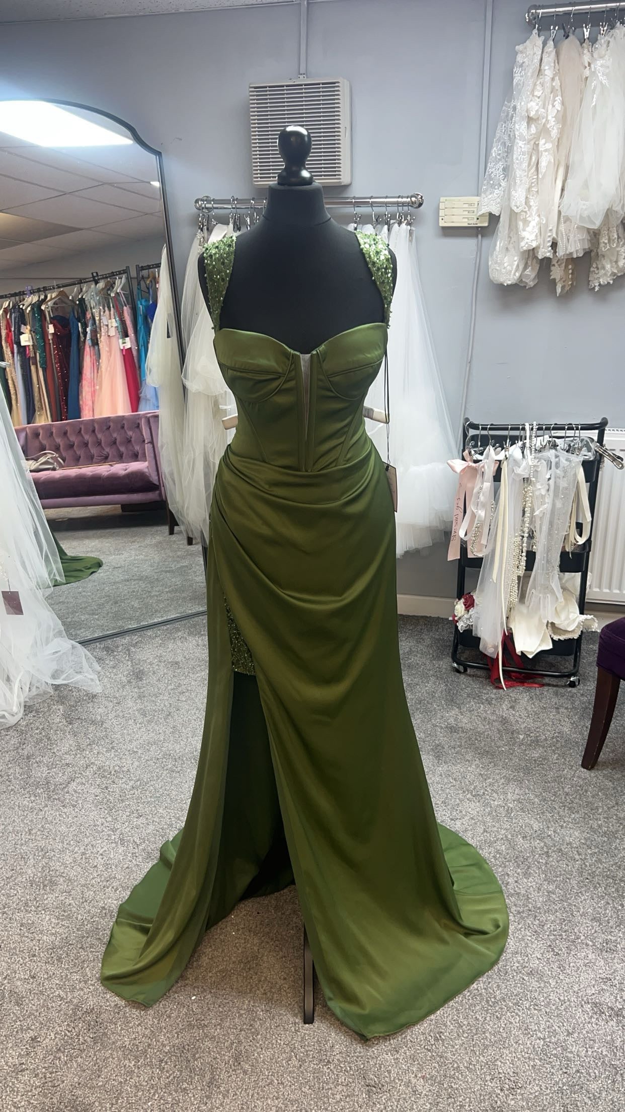 Olive Prom Dress By Angel forever
