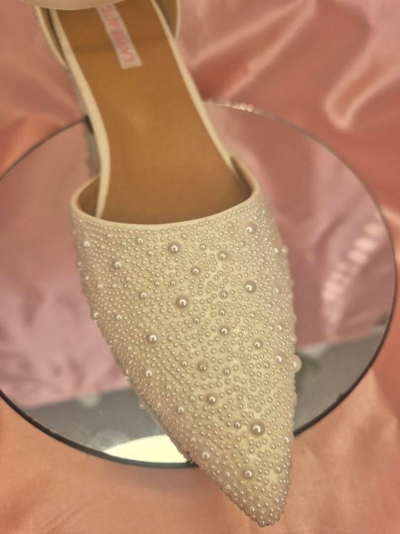 The ‘Loz’ Wedding Shoes by Laver & Pearl