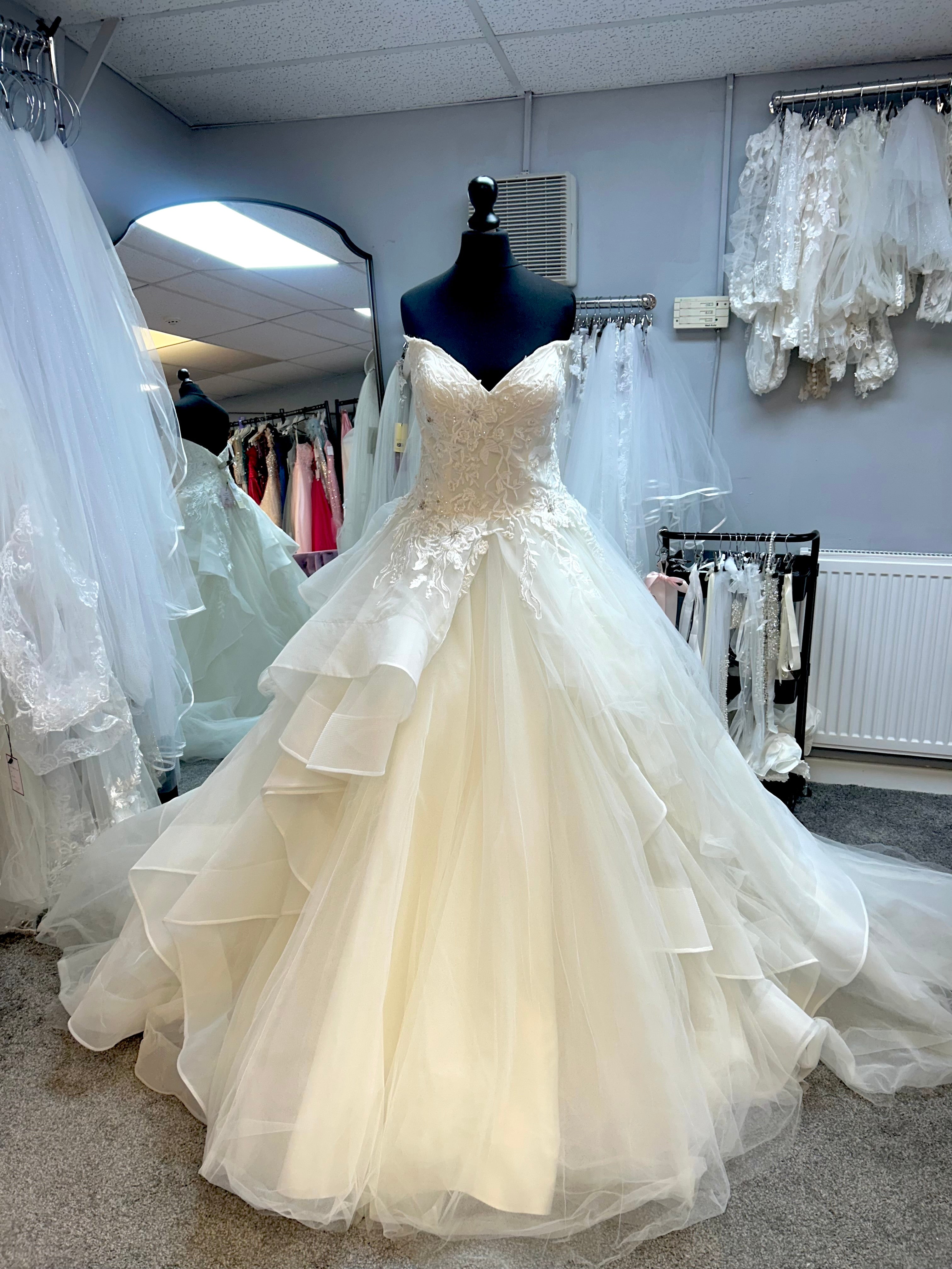 Belle Wedding Dress By Ronald Joyce