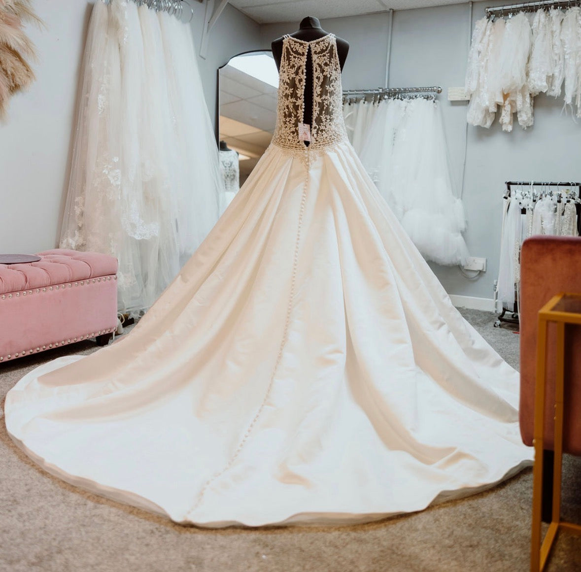 Ivory ballgown Wedding Dress By Sottero & Midgley