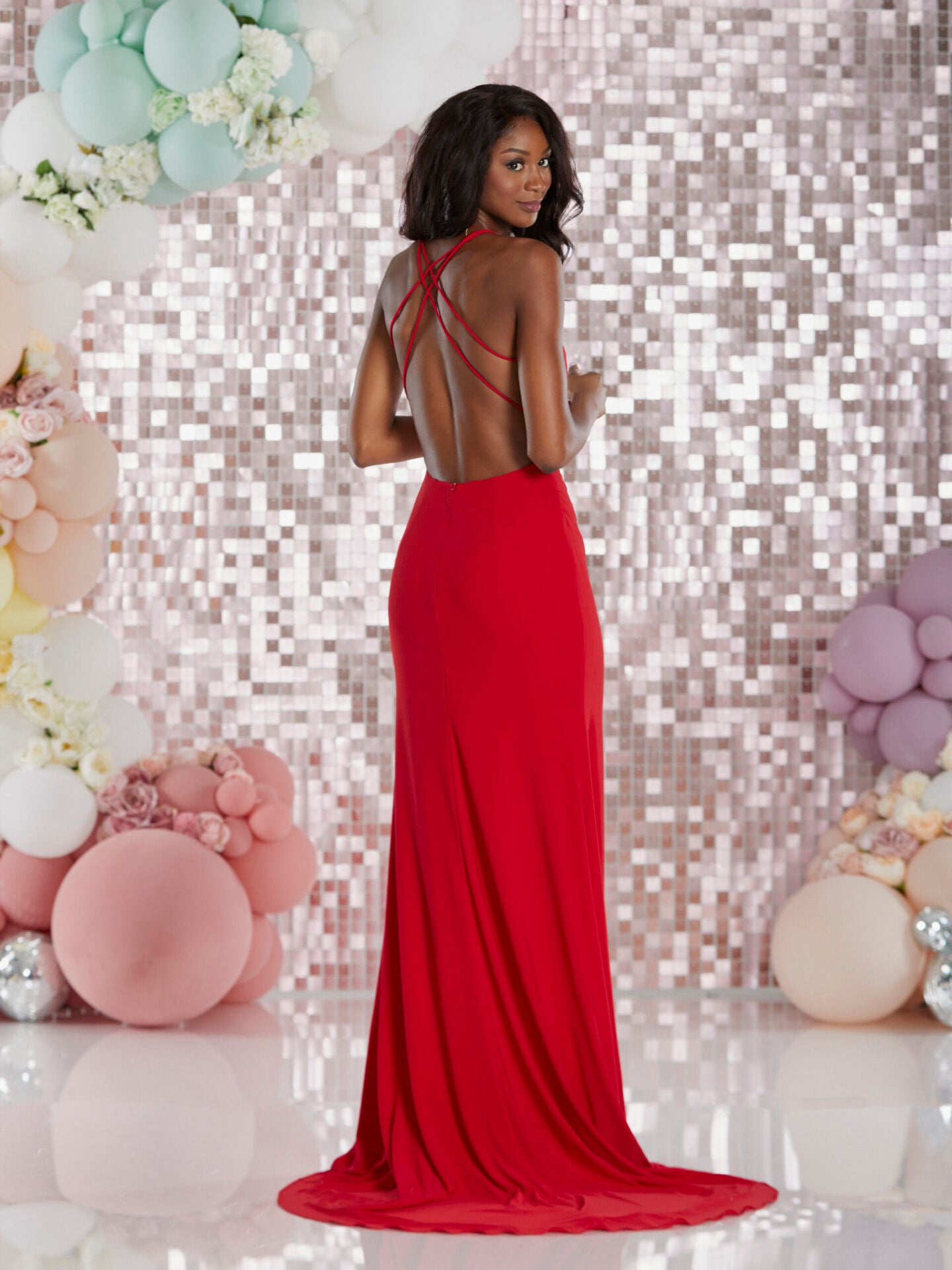 UK 8 Bonnie Leigh By Tiffany's Prom Dress