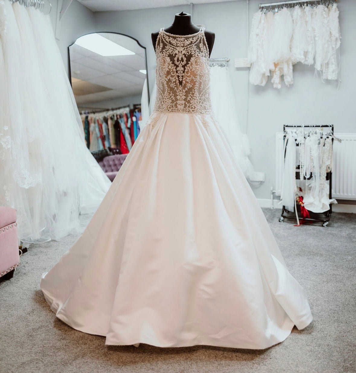Ivory ballgown Wedding Dress By Sottero & Midgley