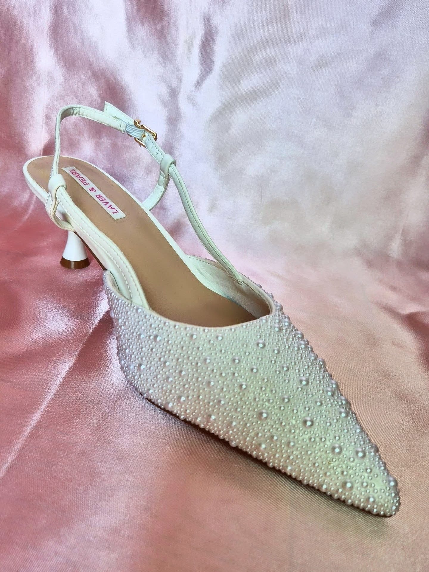 The ‘Callie’ Wedding Shoes by Laver & Pearl