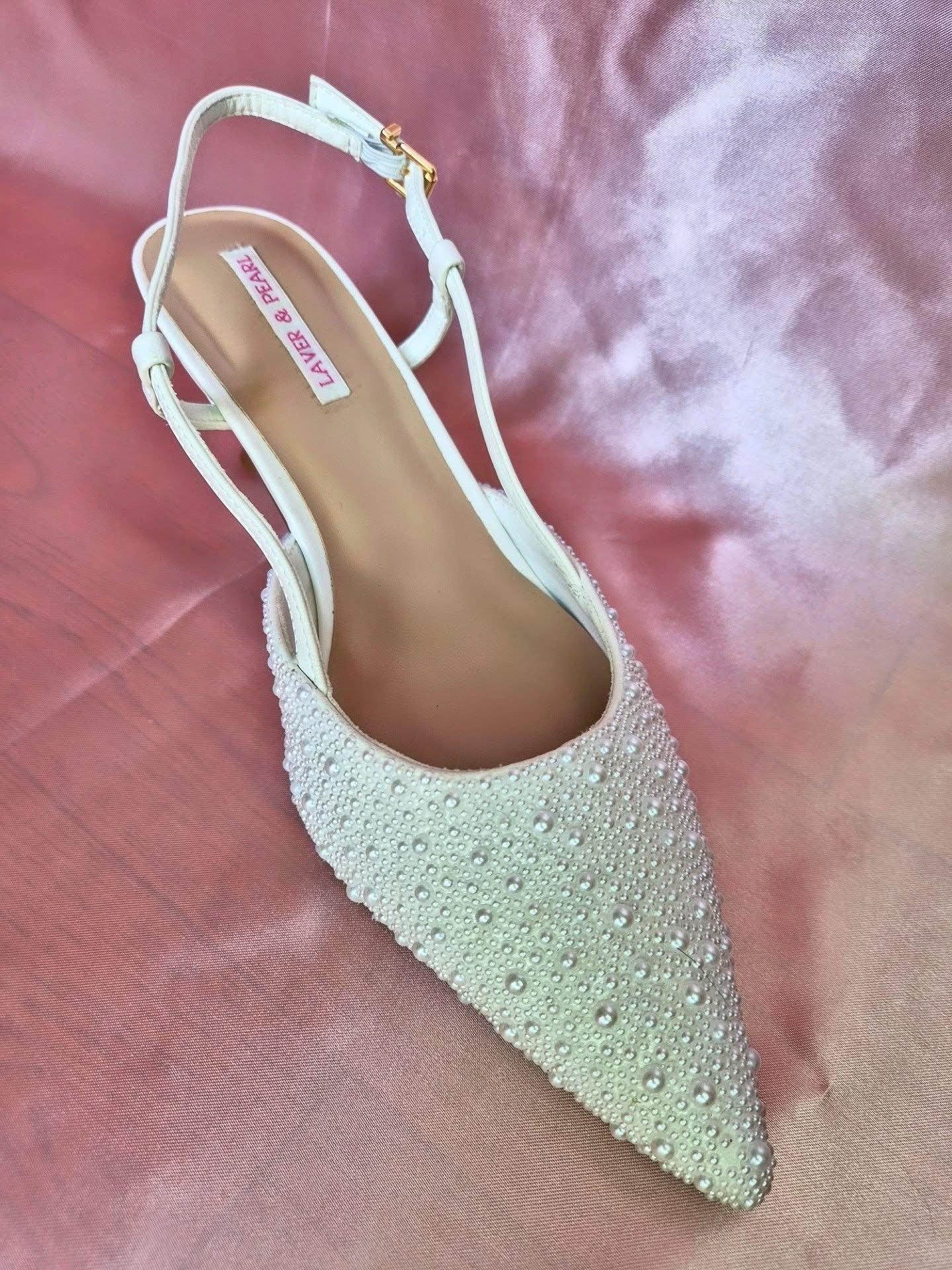 The ‘Callie’ Wedding Shoes by Laver & Pearl