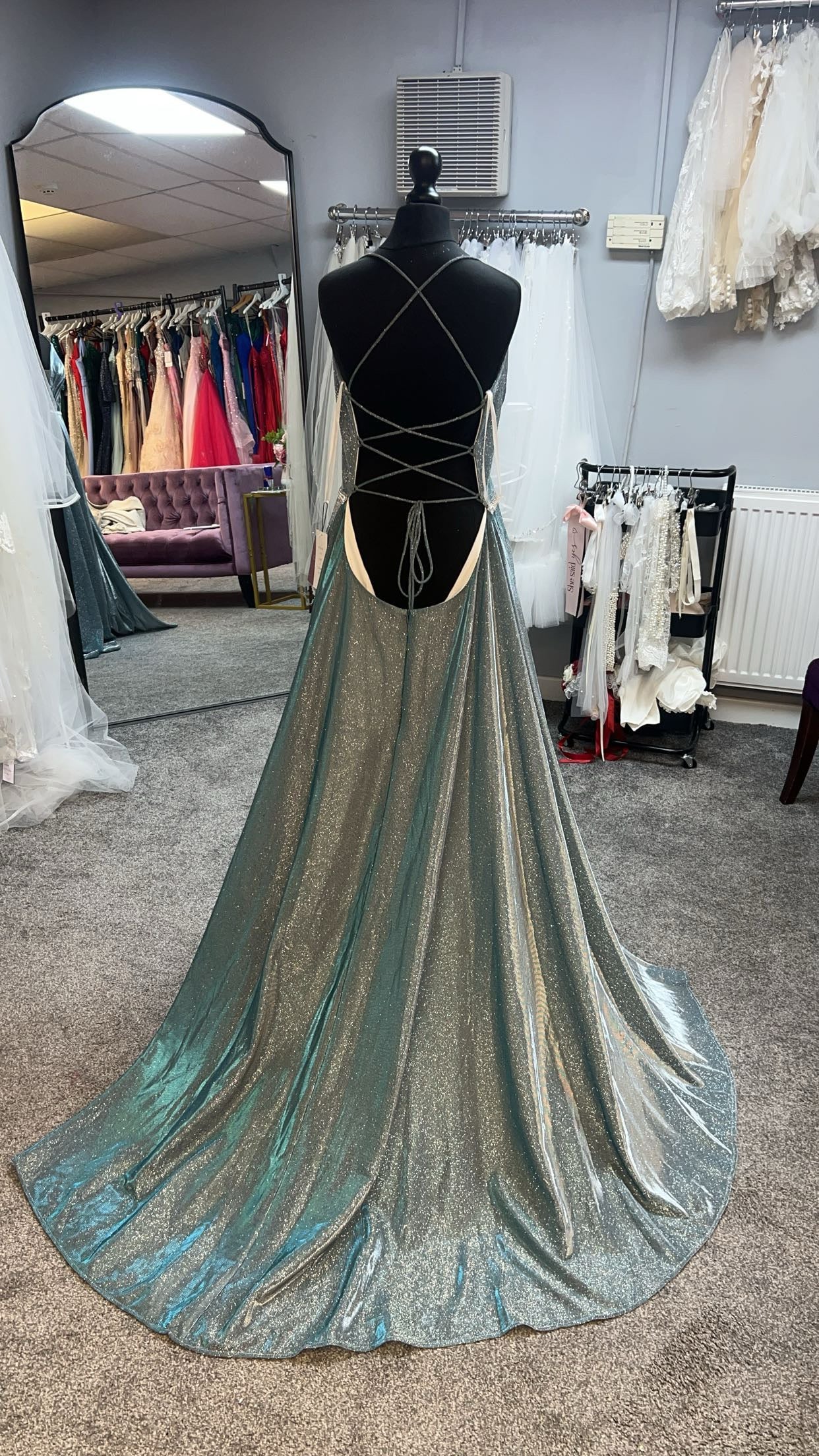 A2130 Prom Dress by Romantica - Blue