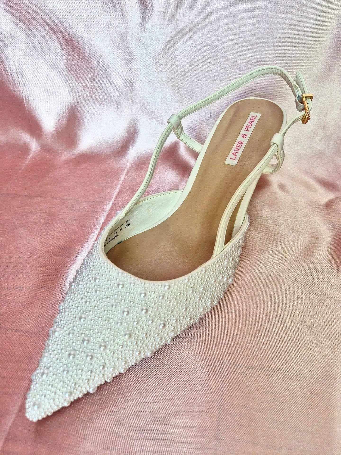 The ‘Callie’ Wedding Shoes by Laver & Pearl