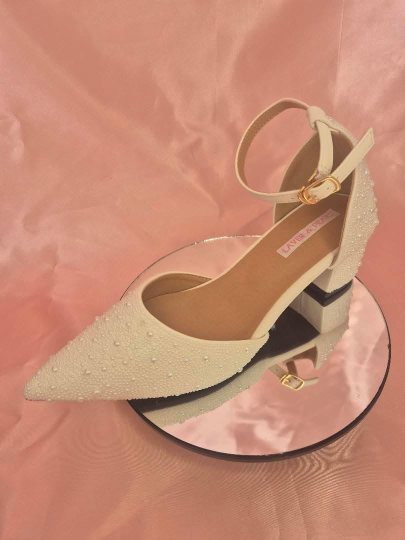 The ‘Loz’ Wedding Shoes by Laver & Pearl