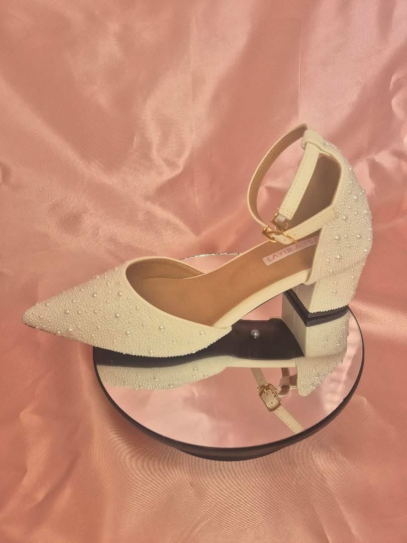 The ‘Loz’ Wedding Shoes by Laver & Pearl