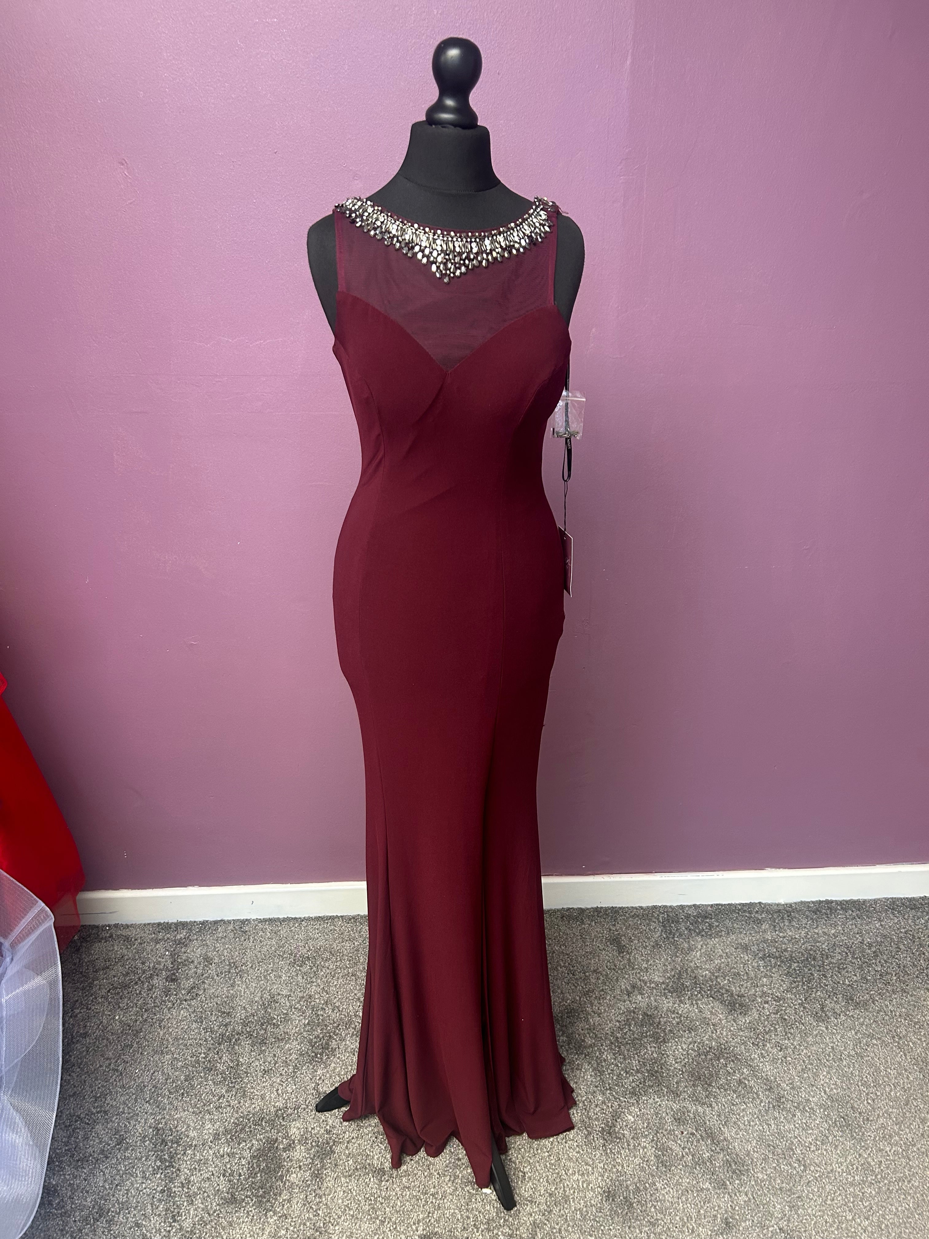 Burgundy Prom Dress By To The Nines