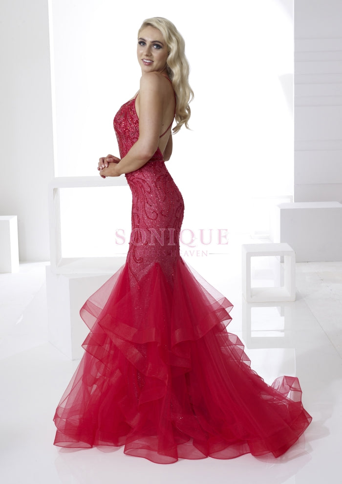 UK 10 AF21407 By Angel Forever Prom Dress