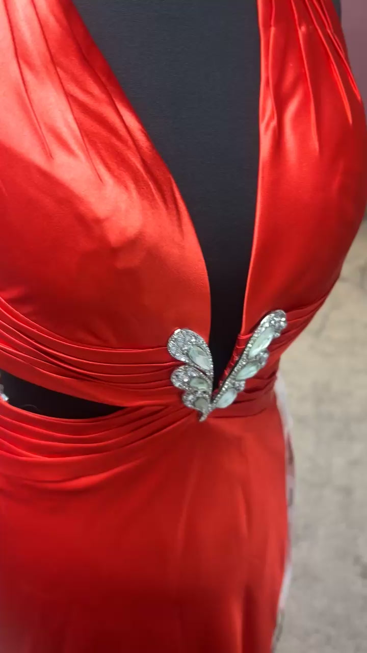 Cut Out Prom Dress by La femme