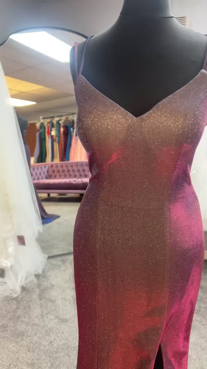 Purple Prom Dress by Angel Forever