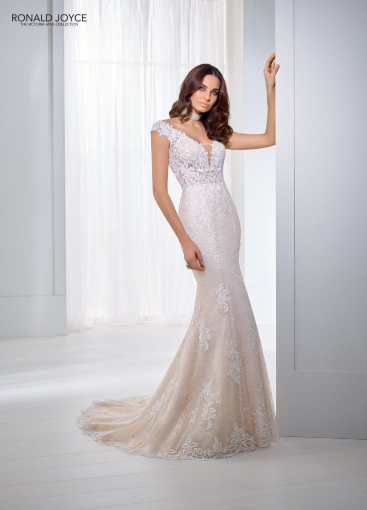 Teal Wedding Dress ByRonald Joyce
